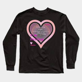 Valentine for V programmer Long Sleeve T-Shirt